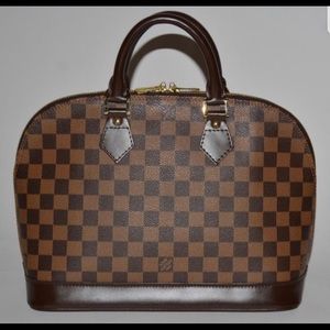 Louis Vuitton Damier Ebene Alma pm satchel